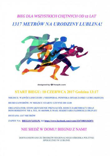 Bieg na 700-lecie Lublina organizowany przez Stowarzyszenie